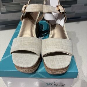 Xappeal Women's Cream Sandals